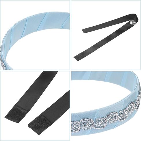 Women Costume Headband Choker & Gloves Set Princess Up Accessories for Halloween Cosplay Party in Kuwait