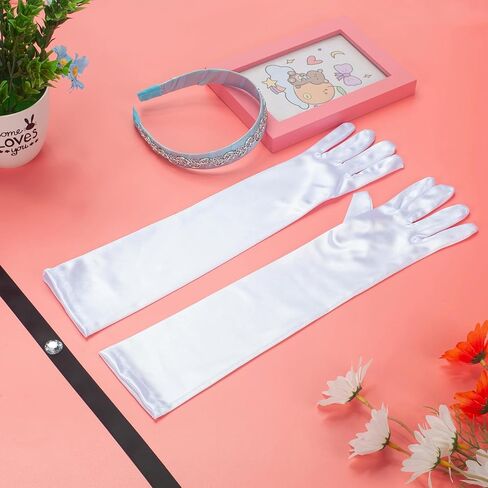 Women Costume Headband Choker & Gloves Set Princess Up Accessories for Halloween Cosplay Party in Kuwait