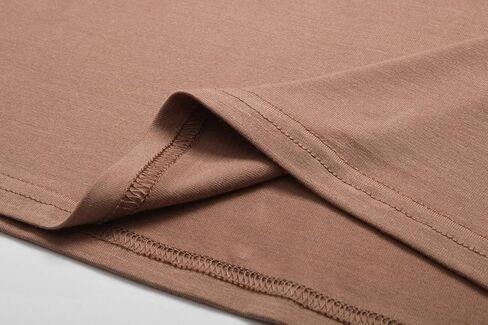 OThread & Co. Women's Half Sleeve Mock Neck T-Shirt Basic Stretch Layer Comfy Casual Top in Saudi Arabia