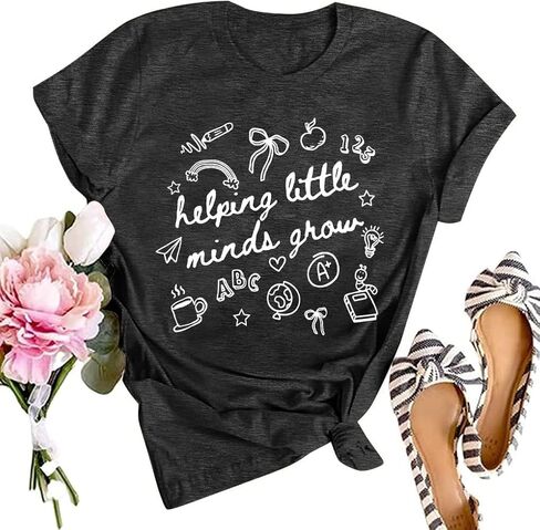 SFHFY Teacher Shirt Women: Teach Tshirt Cute Teacher Life Shirts Special Education Tee Inspirational Tops in Kuwait