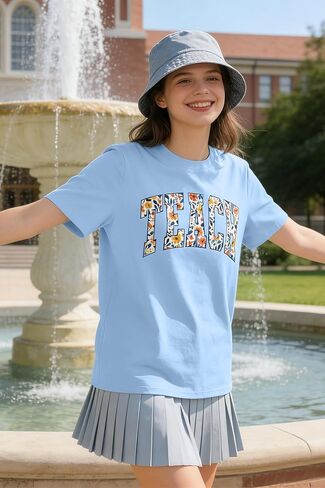 SFHFY Teacher Shirt Women: Teach Tshirt Cute Teacher Life Shirts Special Education Tee Inspirational Tops in Saudi Arabia