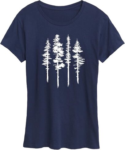 Instant Message - Abstract Trees - Women's Short Sleeve Graphic T-Shirt in Kuwait