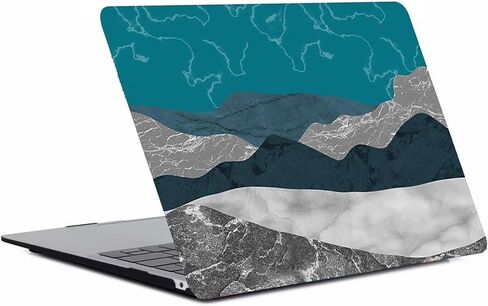 RuiHe.C Hard Shell Case for MacBook Air 13.6 Inch M2/M3/M4 2022-2025 Release (A2681, A3113, A3240), Printed Plastic Cover with Keyboard Protector & Screen Protector-Mountain Love in Saudi Arabia