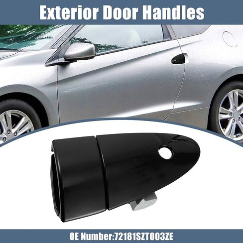 ACROPIX Front Left Car Exterior Door Handle Black Fit for Honda CRZ CR-Z 2011-2015 No.72181SZT003ZE - Pack of 1 in Saudi Arabia