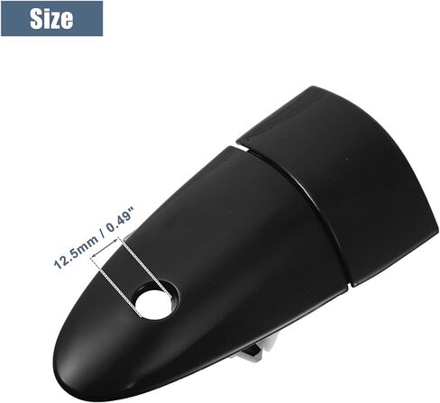 ACROPIX Front Left Car Exterior Door Handle Black Fit for Honda CRZ CR-Z 2011-2015 No.72181SZT003ZE - Pack of 1 in Saudi Arabia