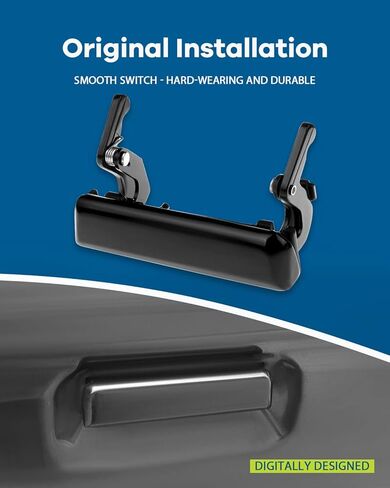مقبض الباب الخلفي LUJUNTEC - جانبي، بديل أسود مباشر لـ 1993-2003 لـ Ford for Ranger، 1994-2009 لـ Mazda لـ B2300 B2500 B3000 B4000 يستبدل OE E9TZ9943400A، F37Z9943400A in Saudi Arabia