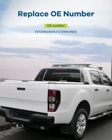 مقبض الباب الخلفي LUJUNTEC - جانبي، بديل أسود مباشر لـ 1993-2003 لـ Ford for Ranger، 1994-2009 لـ Mazda لـ B2300 B2500 B3000 B4000 يستبدل OE E9TZ9943400A، F37Z9943400A in Saudi Arabia