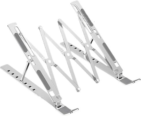 Stand Adjustable Alloy Desktop Stand Stand Heat Dissipation(Silver) in Saudi Arabia