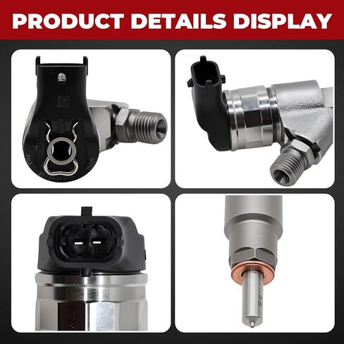 Single Fuel Injector Compatible with Silverado Kodiak Express Sierra TopKick Savana 2500 3500 4500 6.6L V8 Turbo Diesel Engine 2007-2010 0445120082 0986435520 in Saudi Arabia