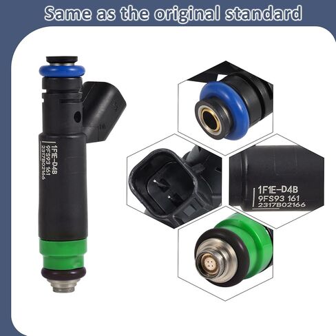 3.0L Flex Fuel Injectors,Compatible with/Ford 3.0 Ranger Taurus 2001-2006,Compatible with/Mercury Sable,Compatible with/Mazda B3000,|4 Holes| |Set of 6| |Replaces: 1F1E-D4B| in Kuwait