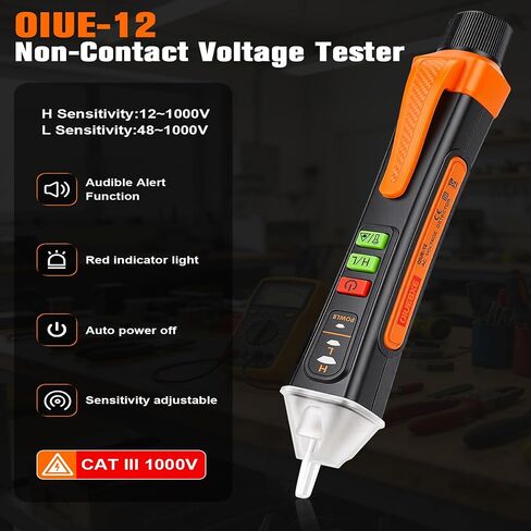 مجموعة TES الكهربائية ETK3، مقياس متعدد رقمي، جهاز اختبار جهد عدم الاتصال واختبار المخرج لإصلاح الأجهزة الكهربائية المنزلية وإصلاح نظام التدفئة والتهوية وتكييف الهواء (HVAC) in Kuwait