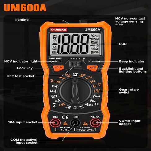 مجموعة TES الكهربائية ETK3، مقياس متعدد رقمي، جهاز اختبار جهد عدم الاتصال واختبار المخرج لإصلاح الأجهزة الكهربائية المنزلية وإصلاح نظام التدفئة والتهوية وتكييف الهواء (HVAC) in Kuwait