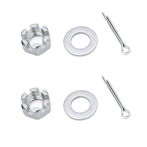 FKG Front Axle Castle Nut kit fit for 2001-2004 Polaris Sportsman 400, 1996-2004 Polaris Sportsman 500, 2005-2007 Polaris Ranger 500, Set of 2 in Saudi Arabia