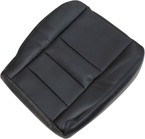 NLQR Driver & Passenger Bottom & Top Lean Back Replacement Leather Seat Covers & Driver Side Foam Cushion & Armrest Cover Compatible with Ford F250 F350 F450 F550 2002 2003 2004 2005 2006 2007 Black in Saudi Arabia