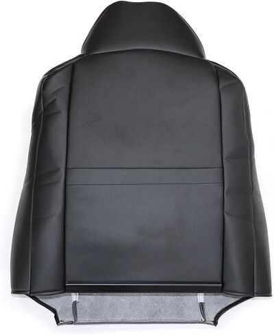NLQR Driver & Passenger Bottom & Top Lean Back Replacement Leather Seat Covers & Driver Side Foam Cushion & Armrest Cover Compatible with Ford F250 F350 F450 F550 2002 2003 2004 2005 2006 2007 Black in Saudi Arabia