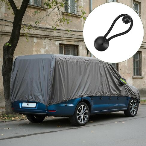 10pcs Black Bungee Shock Cord Clip with Knobs, Pull Tie Down Tarp Canvas Knobs, Heavy Duty Elastic Cord Fastener Clips for Camping Tents Cargo Pool Tarps Canopy Boat Marine Truck RV Trailer Accessory in Kuwait