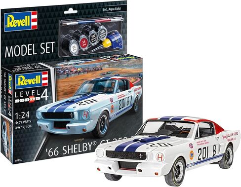 ドイツレベル(Revell) German Level 1/24 65 Shelby Cobra 427 Plastic Model 07708 Molded Color in Saudi Arabia