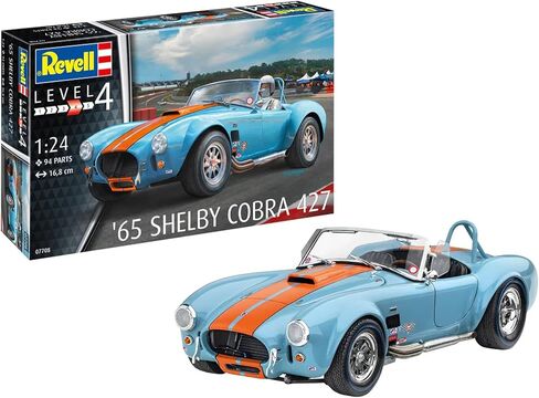 ドイツレベル(Revell) German Level 1/24 65 Shelby Cobra 427 Plastic Model 07708 Molded Color in Kuwait