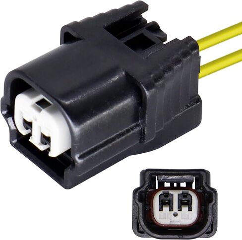 HiSport Coolant Temperature Sensor Connector Repair Harness Compatible with Honda Accord Civic Acura 2006-2024 Temperature Sensor Connector Pigtail Replace 04320-SAA-A00 37870-RWC-A01 in Kuwait