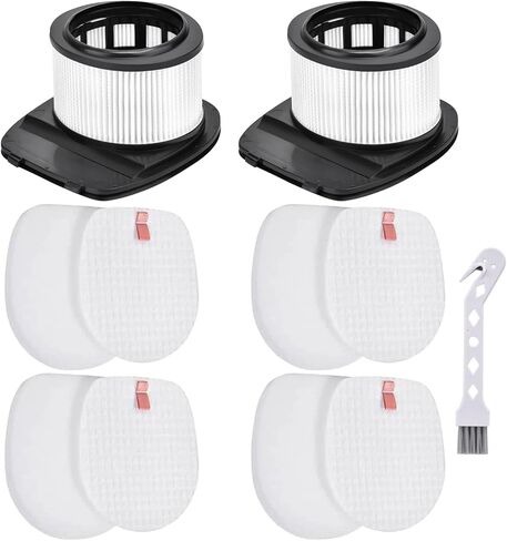 Leadaybetter Filter Replacement for Shark IZ662H Vertex Pro Lightweight Cordless Stick Vacuum with DuoClean PowerFins, 2 HEPA Filters, 4 Foam & Felt Filters, 1 Soft Roller, Compare to Prat XHFIZ500 & XFFKIZ600 & 855FFJ362H in Kuwait