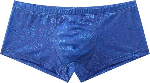 ABAFIP Men's Lace Underwear Sheer Mesh Low Rise Boxer Briefs Sissy Lingerie Underpants in Saudi Arabia