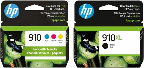 HP 910XL أصفر حبر عالية الغلة | يعمل مع HP OfficeJet 8010 ، 8020 Series ، HP OfficeJet Pro 8020 ، 8030 Series | مؤهل للحصول على الحبر الفوري | 3YL64AN in Saudi Arabia