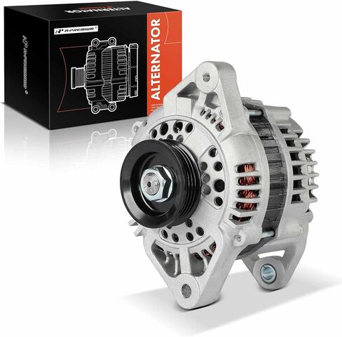 مولد كهربائي ممتاز متوافق مع Nissan 240SX 1995 1996 1997 1998، 12V 80A 4-Groove Pulley في اتجاه عقارب الساعة، استبدال # LR180742، 2310070F00 in Saudi Arabia