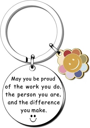 Sunflower Keychain - A Fun Teacher Gift & Unique Birthday Present for Female Educators, Suitable for Gifting to Friends and Teachers in Saudi Arabia