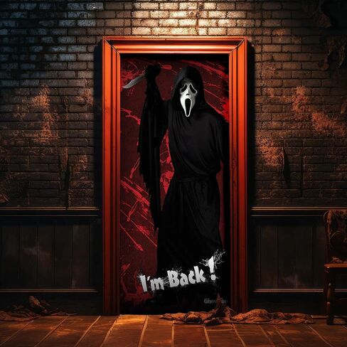 Fun World Ghost Face Door Cover in Saudi Arabia