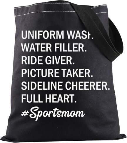 JXGZSO Funny Sports Mom Tote Bag Baseball Mom Football Mom Gift Mom Life Game Day Gift in Saudi Arabia