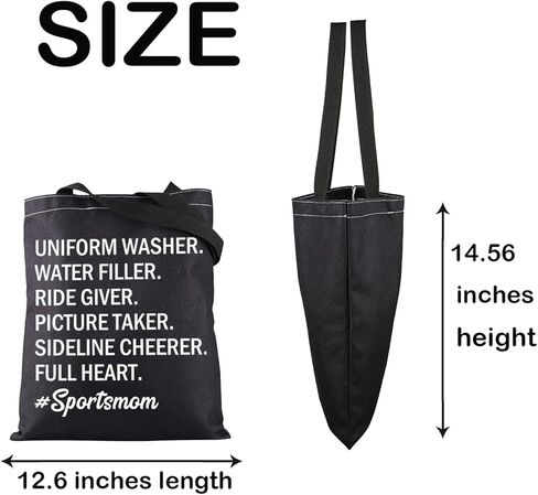 JXGZSO Funny Sports Mom Tote Bag Baseball Mom Football Mom Gift Mom Life Game Day Gift in Saudi Arabia
