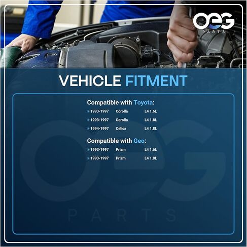 أجزاء OEG مولد كهربائي جديد متوافق مع تويوتا كورولا 1.6L 1.8L 93 94 95 96 97 1993-1997، 1.6L 1.8L Geo Prizm 1002118990، 1002118991، 1012115020، 1012115080، 94854195، AND0061، AND0036، ADR0081 in Kuwait