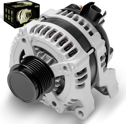 Oktiger Upgraded Alternator for Chevy Camaro lt 2016 2017 2018 2019 2020 2021 2022 2023 3.6L, ls 2017 2018, V6 12V 150A Clockwise 6-Groove Clutch Pulley, Replacement Alternator, OE 13591604 44015N in Kuwait