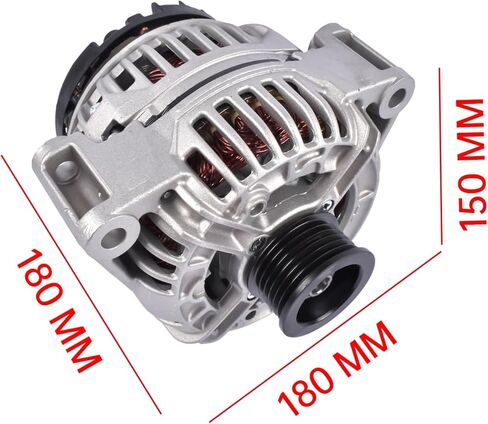 GELUOXI Alternator Replacement for Mercedes C240 C32 SLK32 AMG C320 CLK320 ML320 ML350 SLK320 2001-2005 5097755AA in Saudi Arabia