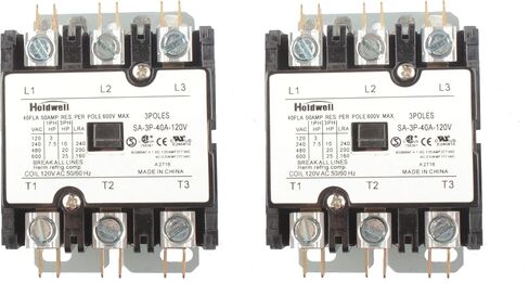 Holdwell SA-3P-40A-120V 3 Pole 40 Amp 120V لفائف غرض محدد مكيف الهواء المقاولين in Kuwait