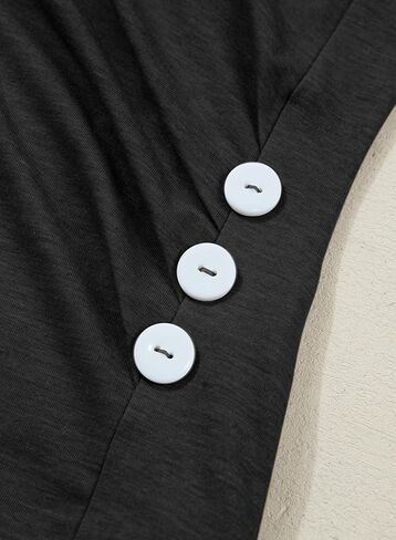 SHEWIN Womens Mock Layered Tops Casual Crewneck Short Sleeve Shirts Contrast Basic Tees in Saudi Arabia