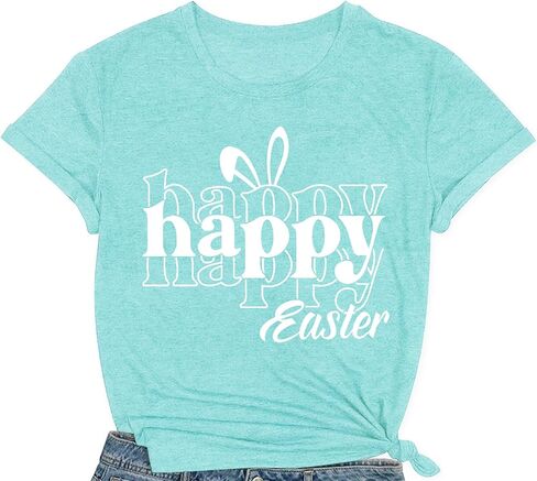 قمصان عيد الفصح المسيحية للنساء تي شيرت قصة حقيقية ليسوع تي شيرت عيد الفصح والصليب يسوع in Kuwait