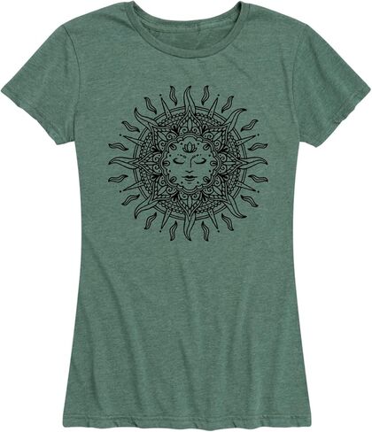Instant Message - Sun Decorative - Women's Short Sleeve Graphic T-Shirt in Kuwait