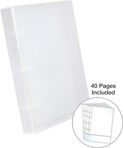 UniKeep Mini PhotoKeep Binder with 40 Clear Pages to Hold 5x7 inch Photos in Saudi Arabia
