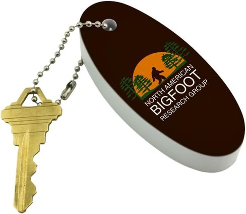 GRAPHICS & MORE North American Bigfoot Research Group Floating Keychain Oval Foam Fishing Boat Buoy Key Float in Saudi Arabia