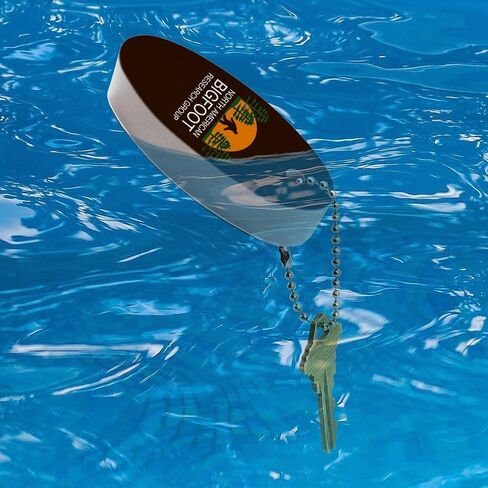 GRAPHICS & MORE North American Bigfoot Research Group Floating Keychain Oval Foam Fishing Boat Buoy Key Float in Saudi Arabia