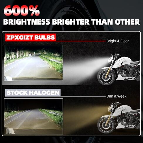 Fit for Honda Shadow ACE Sabre Spirit VLX 600 750 1100 GL 1800 Headlights,5.75 Inch Round Headlamp Assembly with DRL Turn Signal High-Low Beam,600% Brighter,DOT Approved,Plug N Play in Kuwait