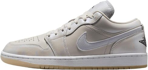حذاء Air Jordan 1 Low SE LNY للنساء (HF4080-001، فانتوم/أبيض/أسود/رمادي لكرة القدم) مقاس 9 in Saudi Arabia