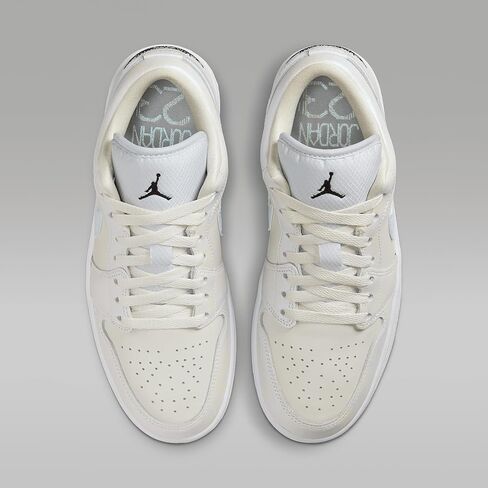 حذاء Air Jordan 1 Low SE LNY للنساء (HF4080-001، فانتوم/أبيض/أسود/رمادي لكرة القدم) مقاس 9 in Saudi Arabia