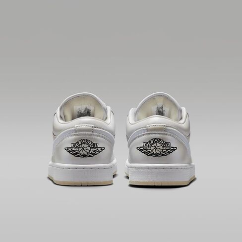 حذاء Air Jordan 1 Low SE LNY للنساء (HF4080-001، فانتوم/أبيض/أسود/رمادي لكرة القدم) مقاس 9 in Saudi Arabia