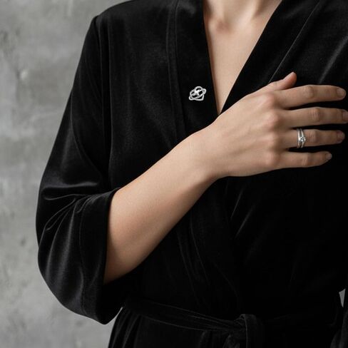 24 قطعة من دبابيس بروش القميص للنساء، 12 تصميمًا أنيقًا على شكل طية صدر السترة ودبابيس على شكل زهرة دبوس لتغطية المينا دبوس أمان على شكل طية صدر السترة من أجل قبعة هرت وسترة صوفية لتزيين ربطات العنق in Kuwait