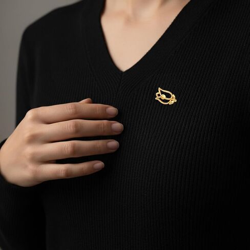 24 قطعة من دبابيس بروش القميص للنساء، 12 تصميمًا أنيقًا على شكل طية صدر السترة ودبابيس على شكل زهرة دبوس لتغطية المينا دبوس أمان على شكل طية صدر السترة من أجل قبعة هرت وسترة صوفية لتزيين ربطات العنق in Kuwait