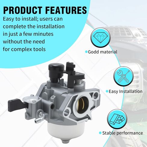 16100-Z1F-W01 Carburetor Replacement for Honda GXV340 GXV340A2 GXV340RT2 GXV340UT2, Carburetor with Spark Plug and Gasket Replaces 16100-Z1F-W02 in Saudi Arabia