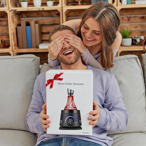 مبرد النبيذ الكهربائي، مبرد زجاجات النبيذ كوبالانس لنبيذ أحمر وأبيض سعة 750 مل أو بعض الشمبانيا، مبرد نبيذ واحد بدون ثلج للحفلات، ملحقات نادي البار الممتازة، هدايا عيد ميلاد لشاربي النبيذ in Saudi Arabia