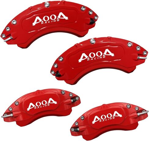 AOOA Red Caliper Covers Disc Brake Caliper Covers Fit for Chevrolet TRAX 2024-2025/Malibu 2025/Equinox 2018-2025/GMC Terrain 2018-2026（front and rear） in Kuwait